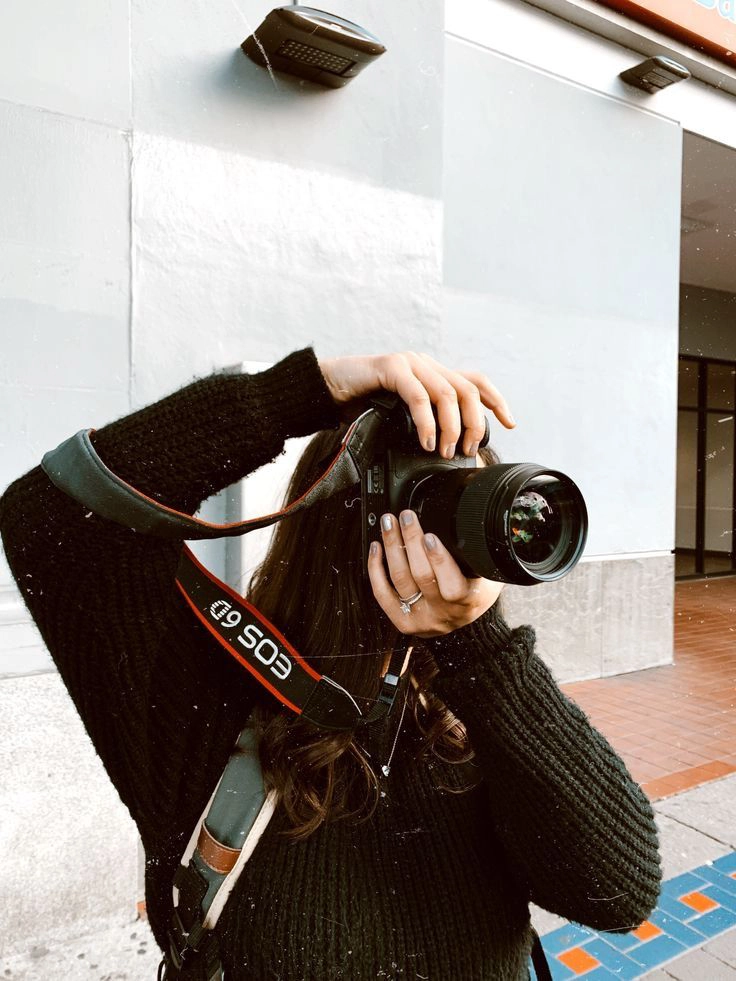 Photographer taking photo
